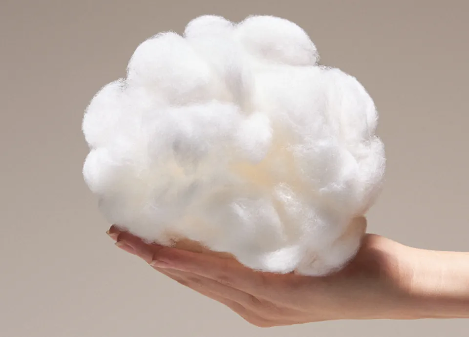wool-cotton blend